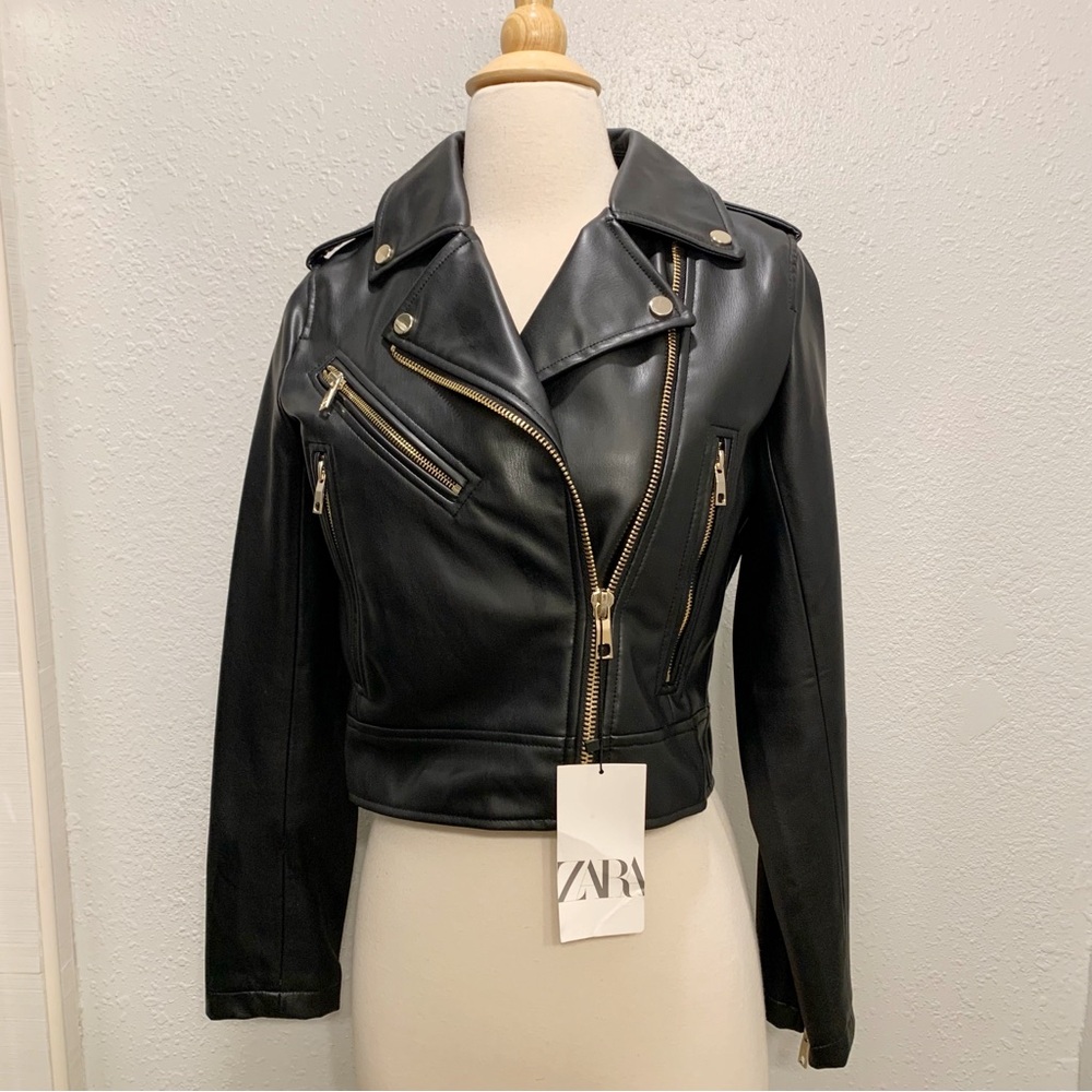 ZARA Faux Leather Jacket